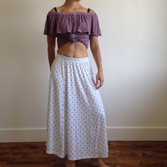 American Eagle - Purple Off The Shoulder Top - Picture 10 of 14